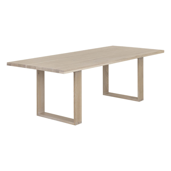 Table-chêne-blanchi-émaillé-style