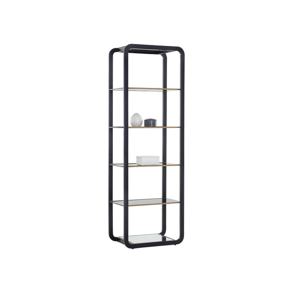 Bibliotheque-noir-emaille-style