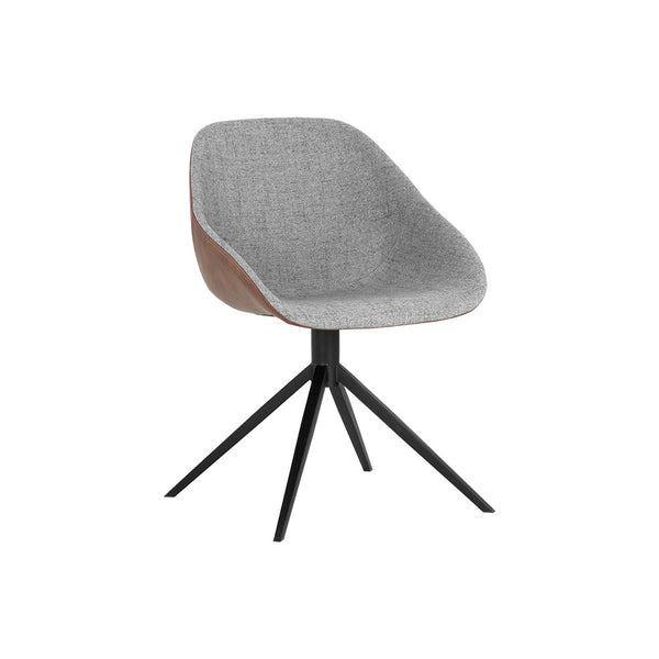 chaise-gris-cuir-émaillé-style
