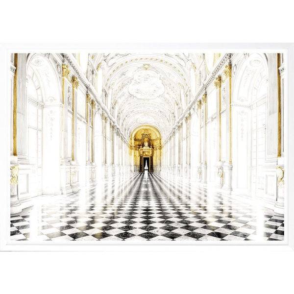 Le cadre diana noir et or Europe Maillé Style château