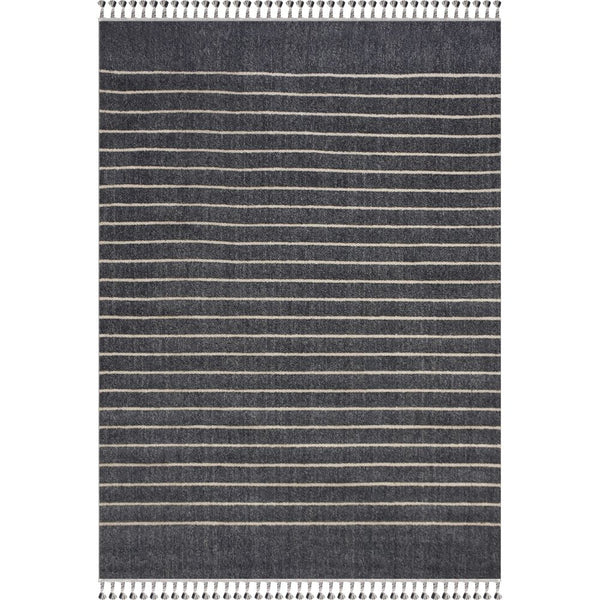 LA CARPETTE - BLEUE - GRISE - RAYURES - MAILLÉSTYLE