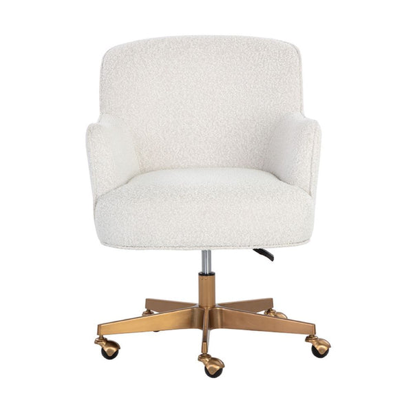 LA CHAISE DE BUREAU - DORÉE - EFFET - MOUTON - BLANCHE - MAILLESTYLE
