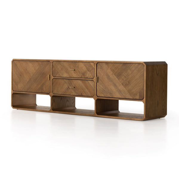 LA CONSOLE - FRÊNE - MID - CENTURY - MAILLÉSTYLE
