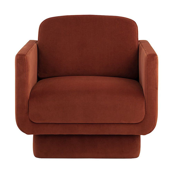 LE FAUTEUIL - ROUILLE - BASE - CARRÉE - ACCOUDOIRS - LINÉAIRES - MAILLESTYLE