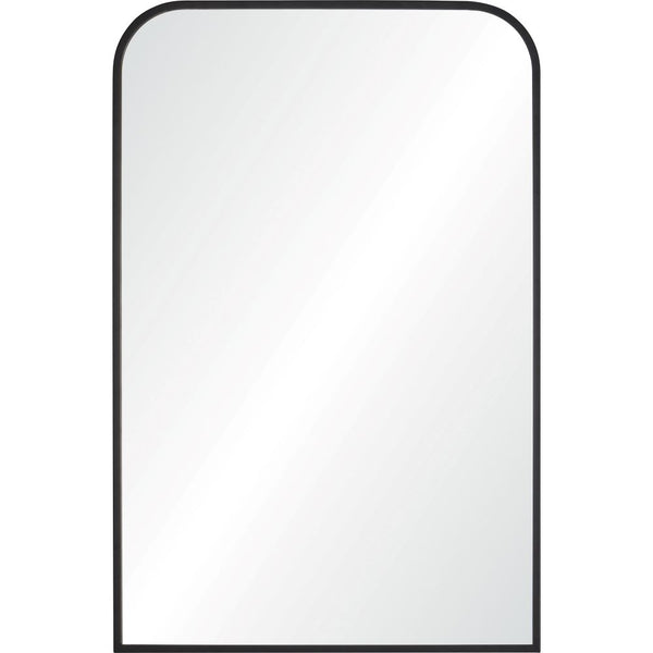 LE MIROIR - DEUX - COINS - ARRONDIS - NOIR - MAT - FER - MAILLÉSTYLE