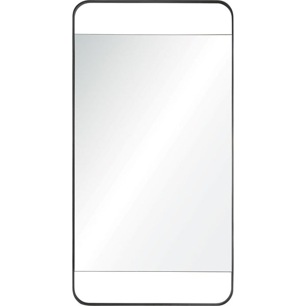 LE MIROIR - GRIS - CHARBON - MÉTAL - ARRONDI - MAILLÉSTYLE