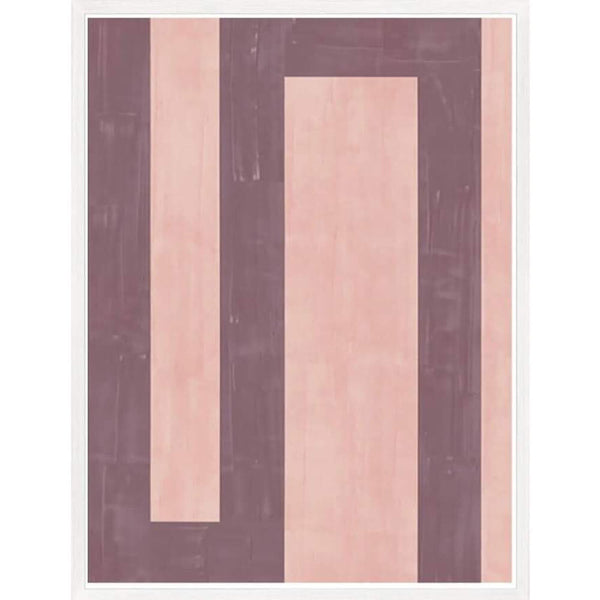 LE TABLEAU D'ART - LABYRINTHE II - ROSES - VIOLETS - MAILLESTYLE