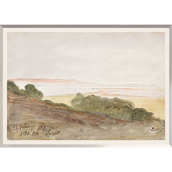LE TABLEAU D'ART - LEAR - SÉRIE AQUARELLE, JAUNE PÂLE I - MAILLÉSTYLE