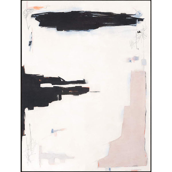 LE TABLEAU D'ART - RESTE II - ROSE - IVOIRE - NOIR - MAILLESTYLE