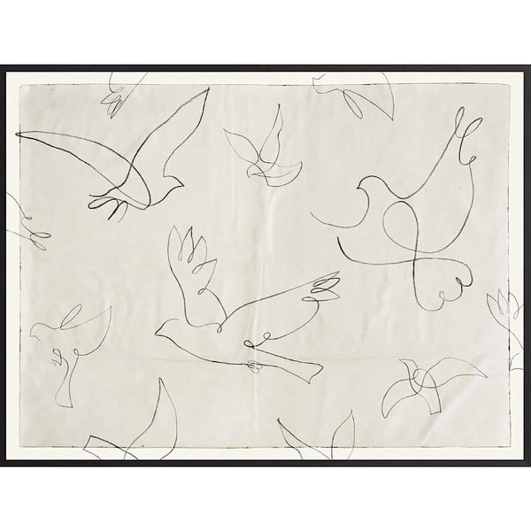 LE TABLEAU D'ART - VOL GESTUEL - NOIR - IVOIRE - MAILLESTYLE