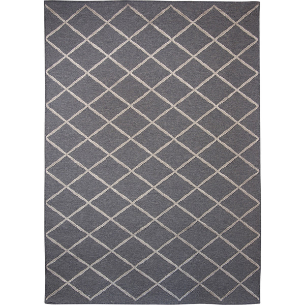 tapis allway en laine à motif de x Maillé style