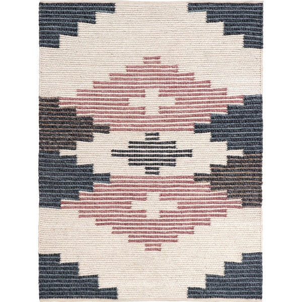 carpette anne tapis rose et gris Maillé style