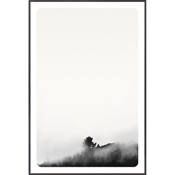 photographie noir et blanc brouillard II Maillé style