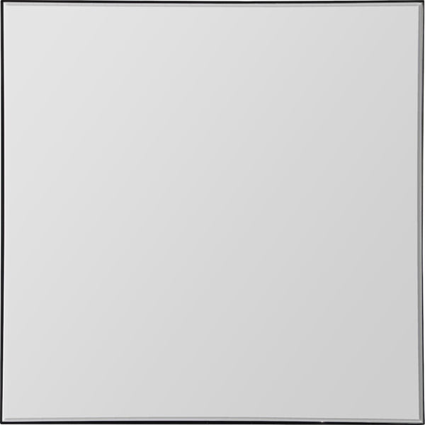 miroir carré bordure metal noir Maillé style