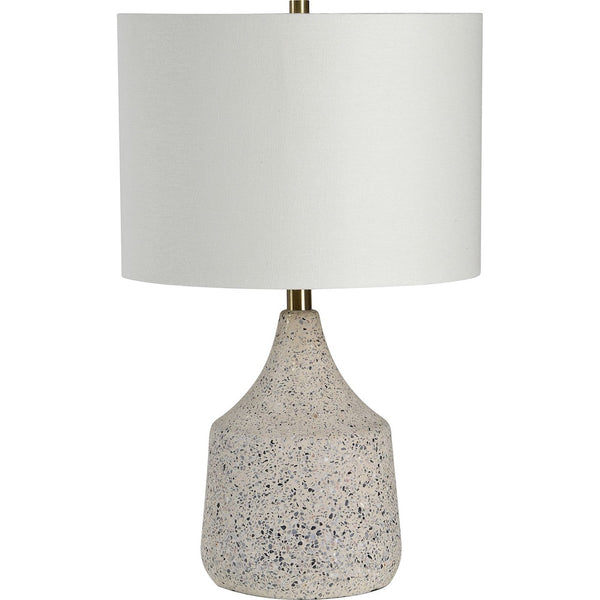 Lampe sur table Razzo en terrazzo Maillé style