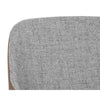 chaise-gris-cuir-émaillé-style