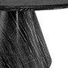 Table de salon Claudio, table basse tout en marbre noir pour un design gracieux, charmant et compact par Maillé Style (Érik Maillé)