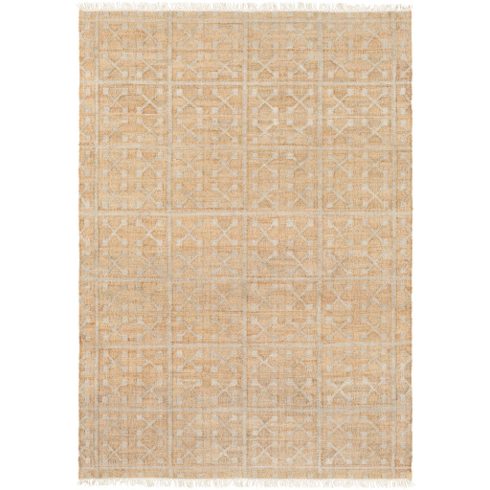 jute sisal beige motif beige Maillé Style