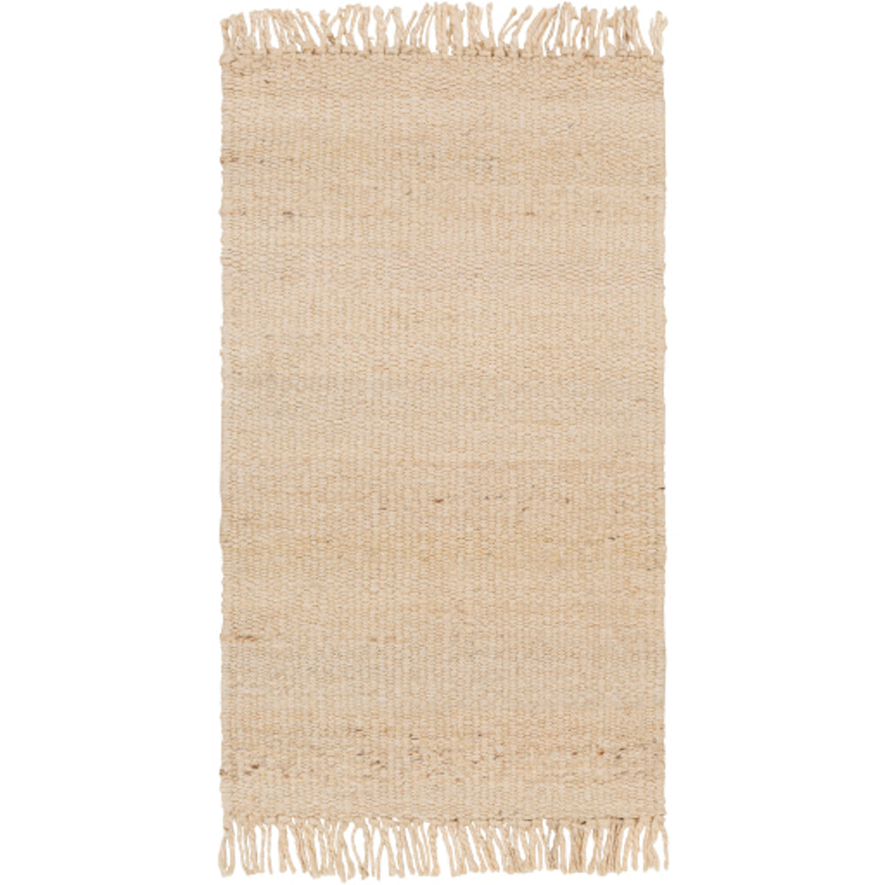 carpette sisal jute frange beige Maillé Style