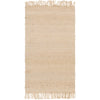 carpette sisal jute frange beige Maillé Style