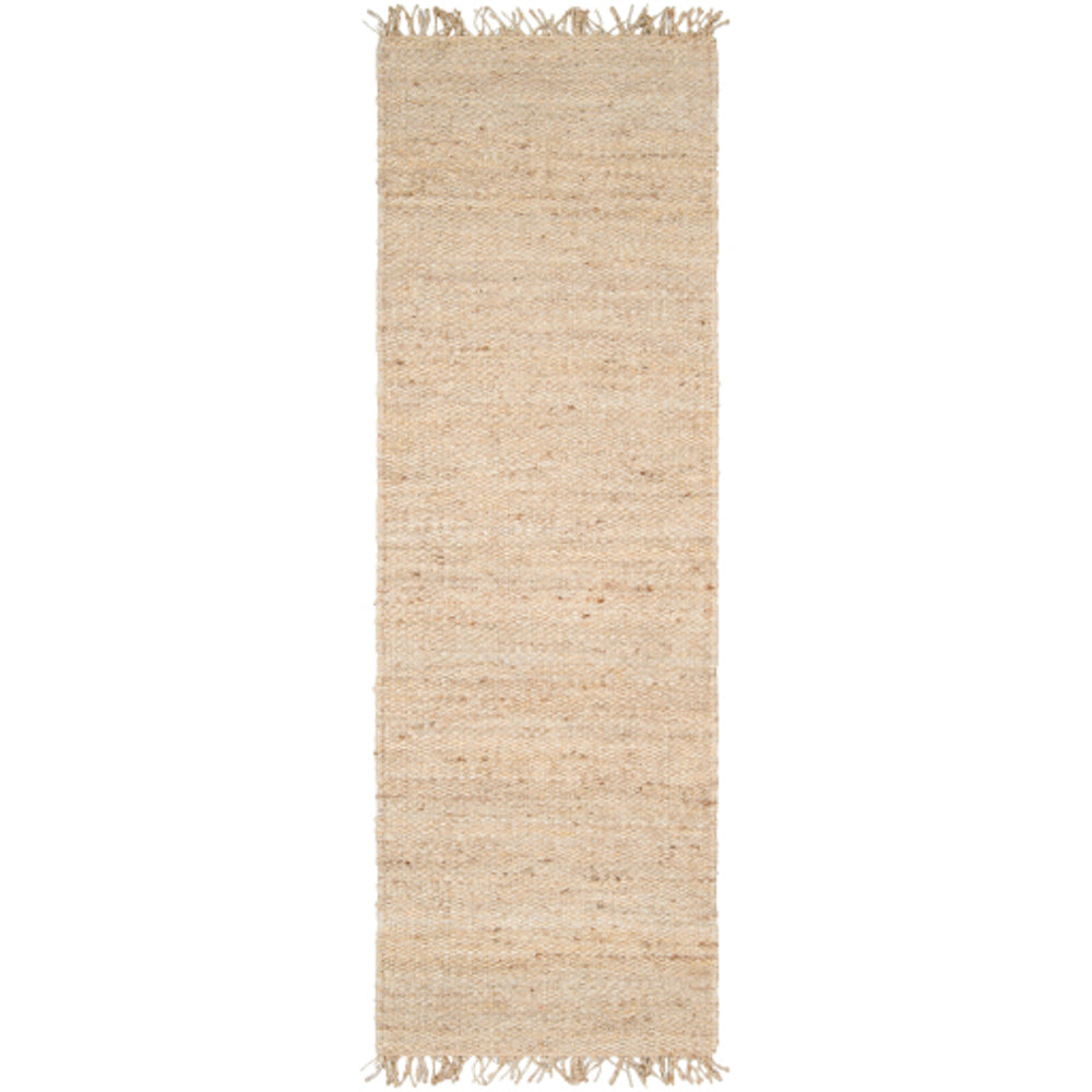 carpette sisal jute frange beige Maillé Style