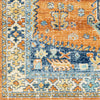 carpette motif orange bleu marine Maillé Style