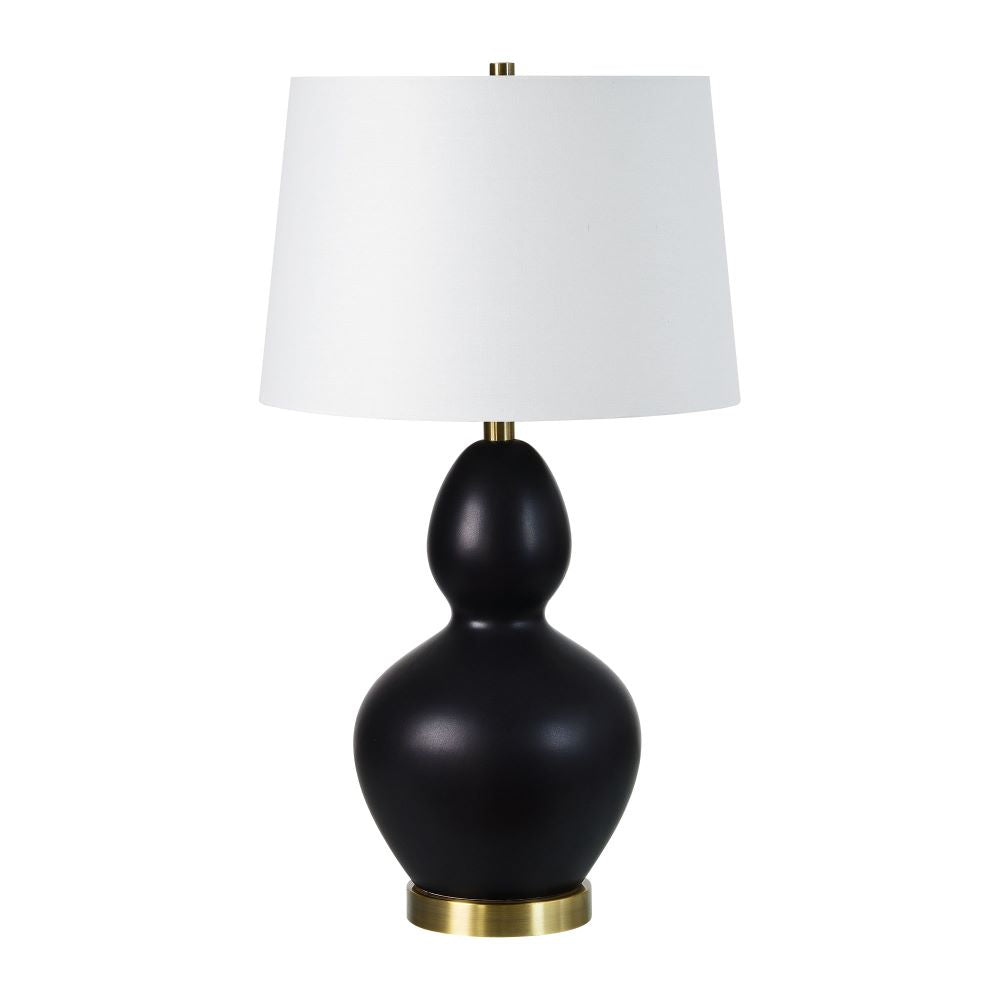 LAMPE - NOIRE - OR - COURBÉE - ALADIN - MAILLÉ