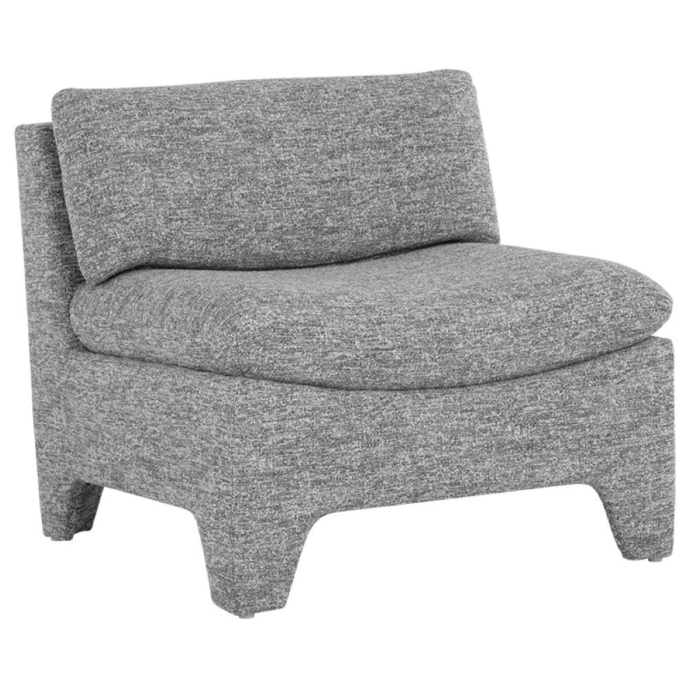 LE FAUTEUIL - BOHO - GRIS - REMBOURRÉ - MAILLÉSTYLE 