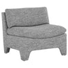 LE FAUTEUIL - BOHO - GRIS - REMBOURRÉ - MAILLÉSTYLE 