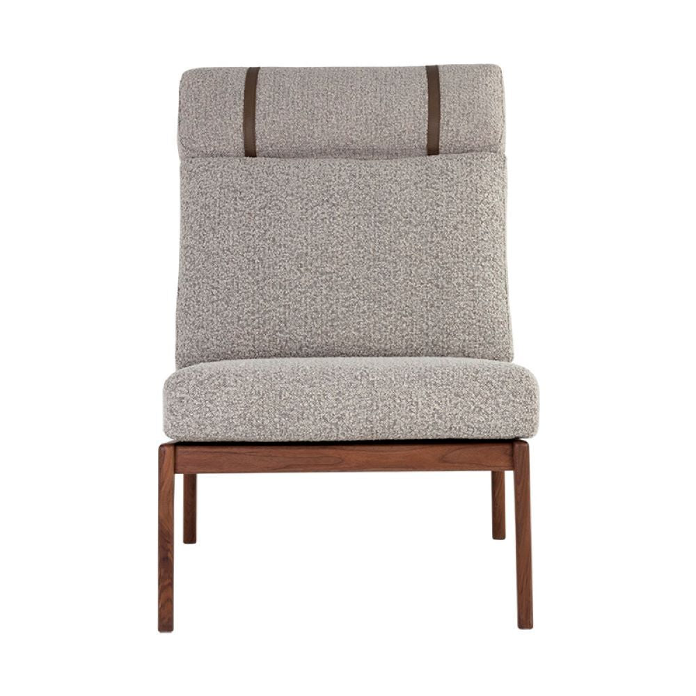 LE FAUTEUIL - GRIS - NOYER - CUIR - BRUN - MAILLÉSTYLE