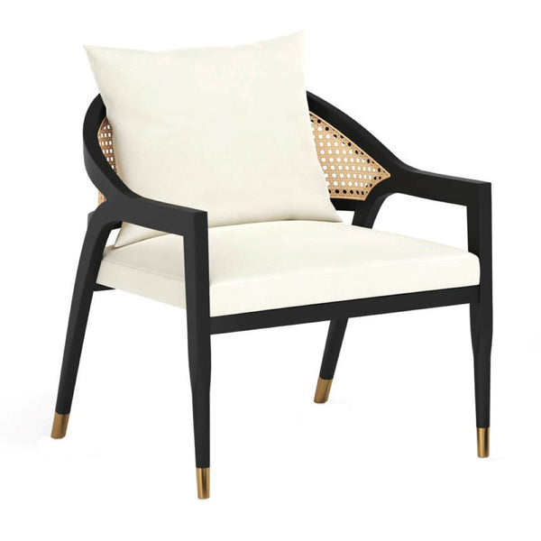 LE FAUTEUIL - IVOIRE - ROTIN - NOIR - CHIC - MAILLÉSTYLE