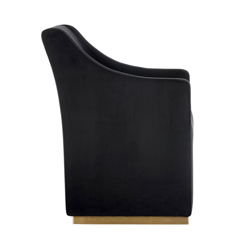 LE FAUTEUIL - NOIR - LAITON - ANTIQUE - CONTEMPORAIN - MAILLÉSTYLE