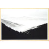 photographie mont noir et blanc cadre blond Maillé style