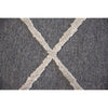 tapis allway en laine à motif de x Maillé style