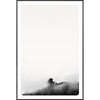 photographie noir et blanc brouillard II Maillé style