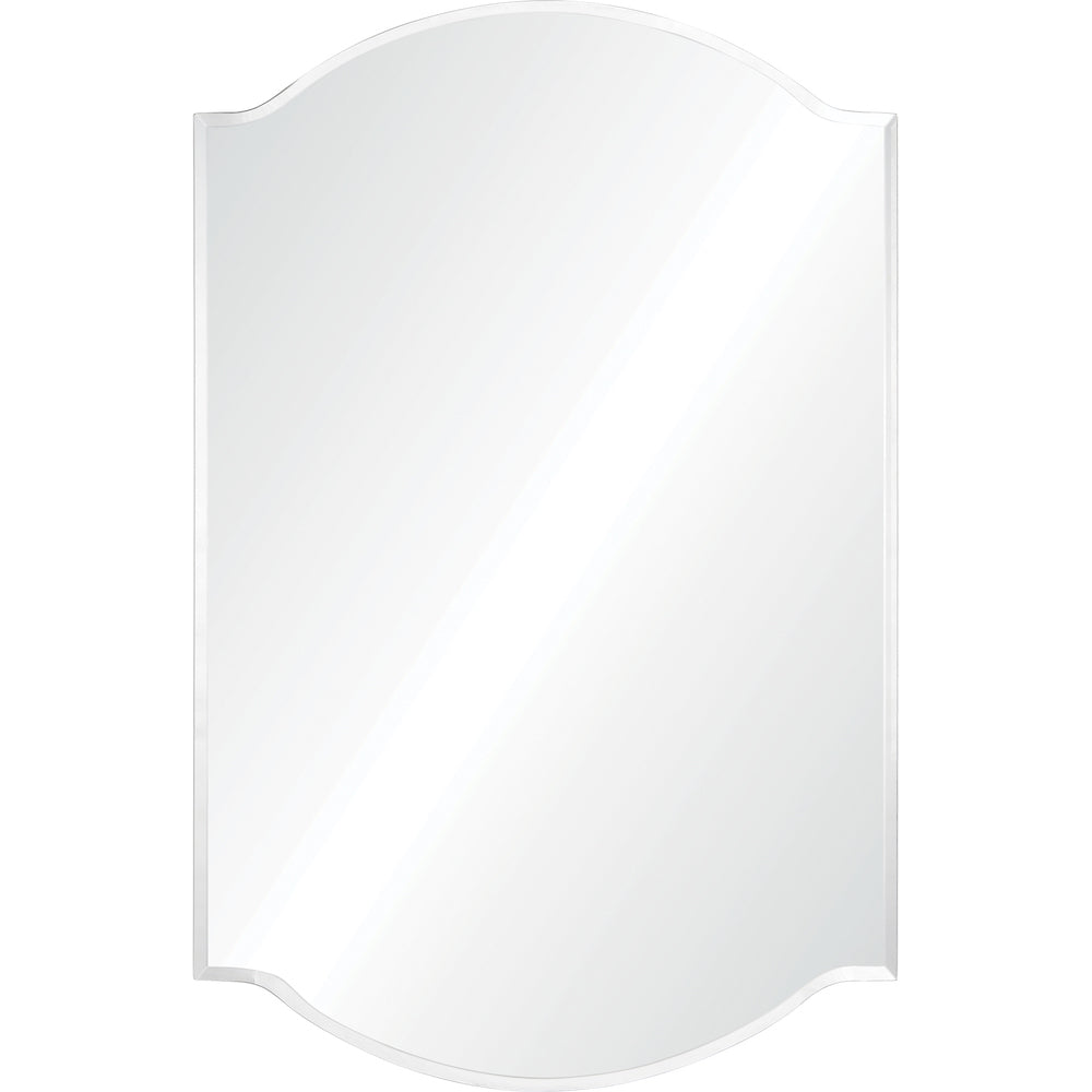 le miroir classique Kara sans bordure Maillé style