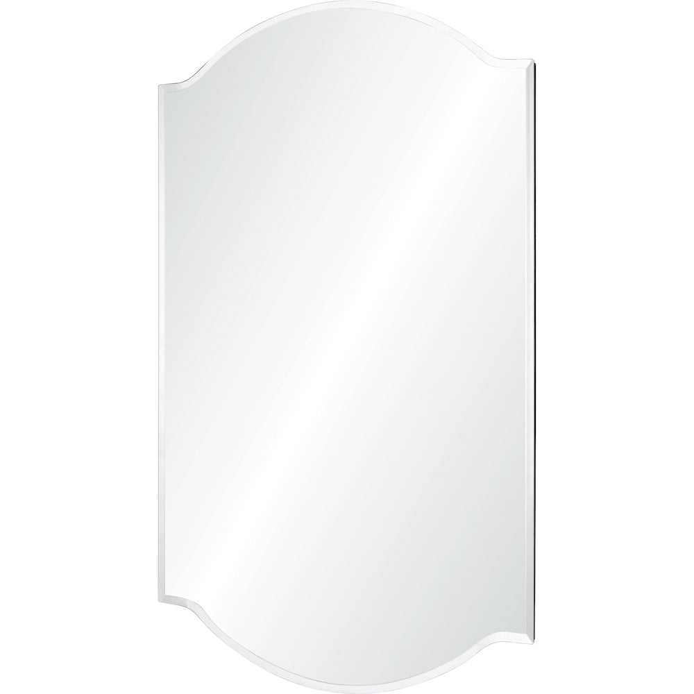 le miroir classique Kara sans bordure Maillé style