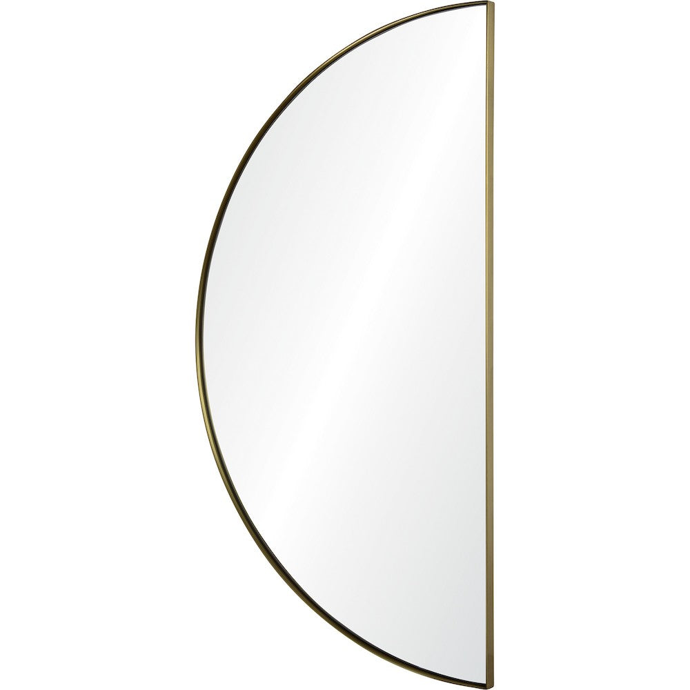 Miroir lune or moitié Maillé style