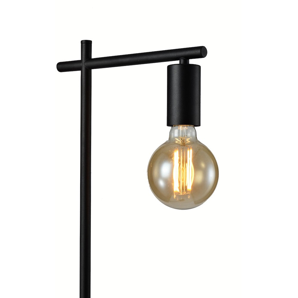 lampe sur pied Margo minimaliste noire Maillé style