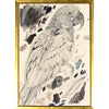 tableau d'art oiseau perroquet Maillé style