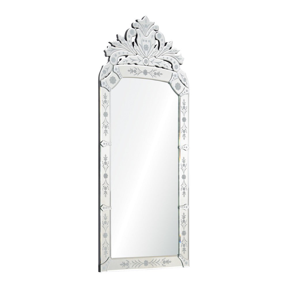 Le miroir QUEEN baroque maillé style