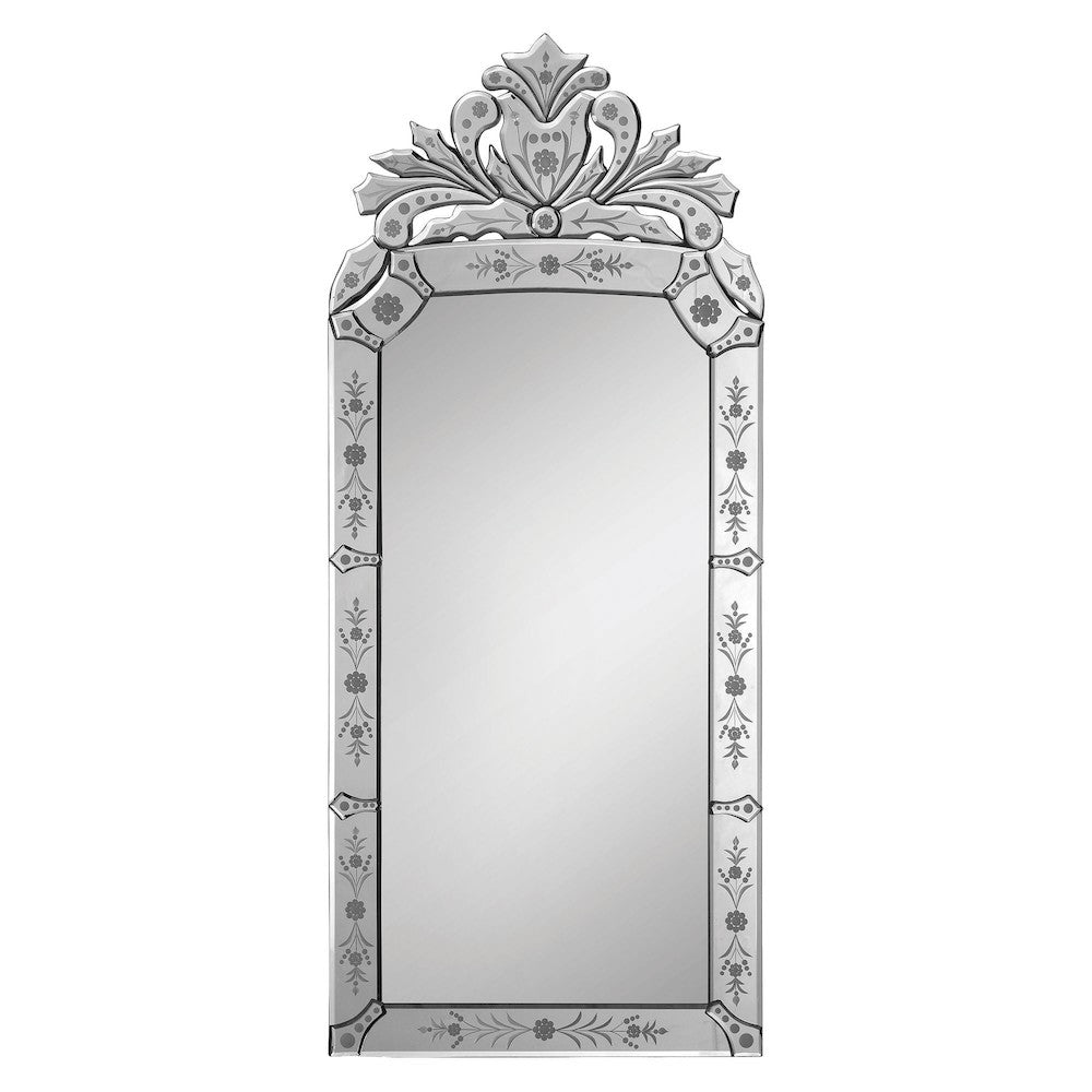 Le miroir QUEEN baroque maillé style