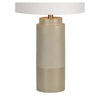 lampe sur table en ciment sable beige Sablon Maillé style