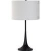 lampe sur table rétro salive noir et blanche Maillé Style