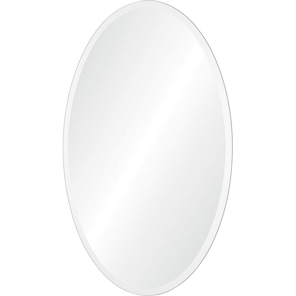 le miroir Yan oval sans bordure Maillé style