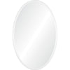 le miroir Yan oval sans bordure Maillé style